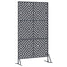 Ecran de intimitate Antracit 100 x 50 x 180 cm Oțel - WALTI WALTI