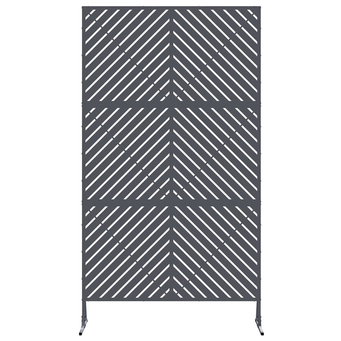 Ecran de intimitate Antracit 100 x 50 x 180 cm Oțel - WALTI WALTI