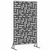 Ecran de intimitate Negru 100 x 50 x 180 cm Oțel - WALTI WALTI