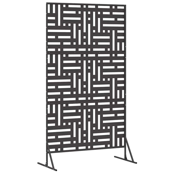 Ecran de intimitate Negru 100 x 50 x 180 cm Oțel - WALTI WALTI