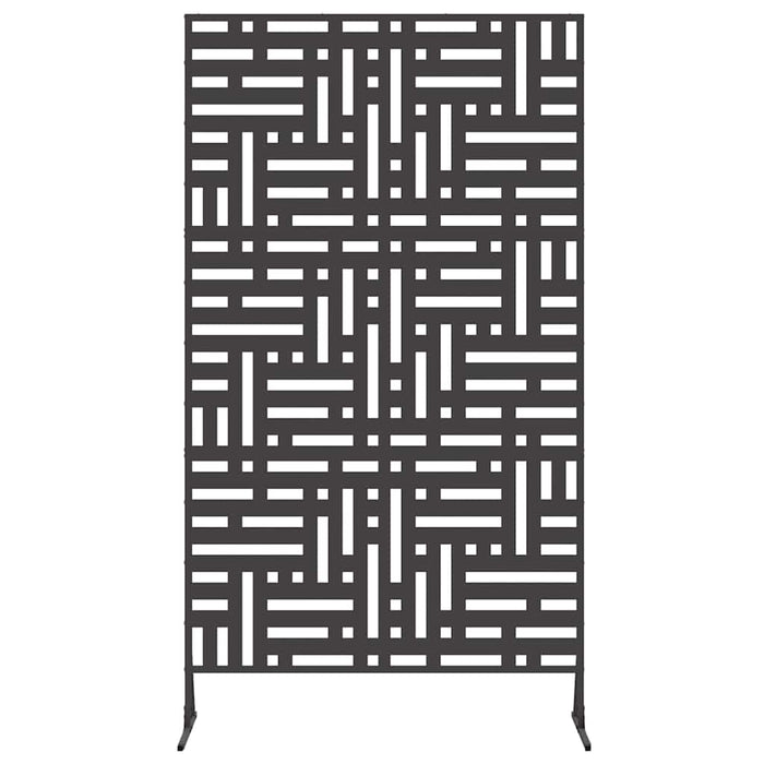 Ecran de intimitate Negru 100 x 50 x 180 cm Oțel - WALTI WALTI