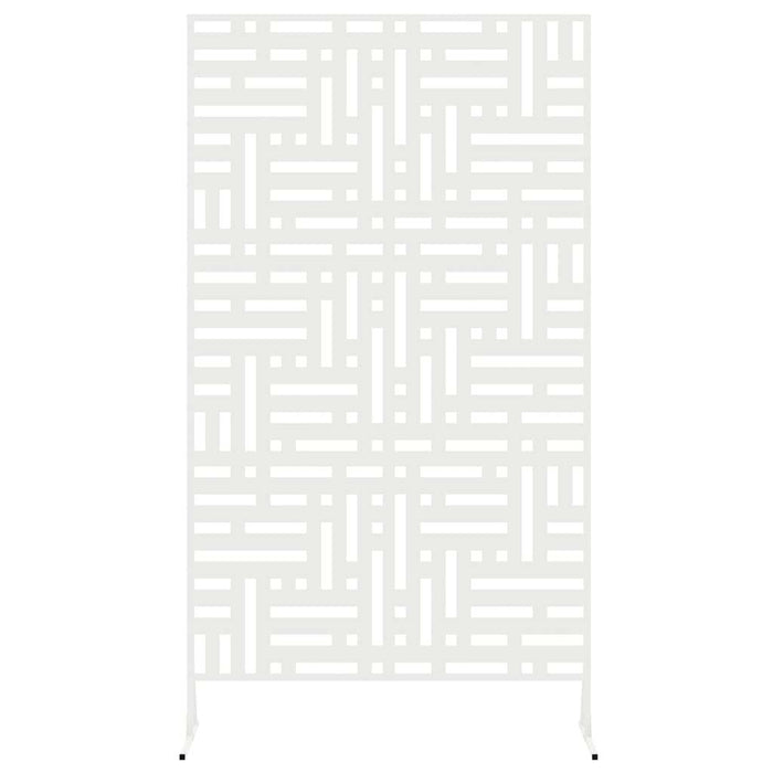 Ecran de intimitate Alb 100 x 50 x 180 cm Oțel - WALTI WALTI