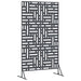 Ecran de intimitate Antracit 100 x 50 x 180 cm Oțel - WALTI WALTI