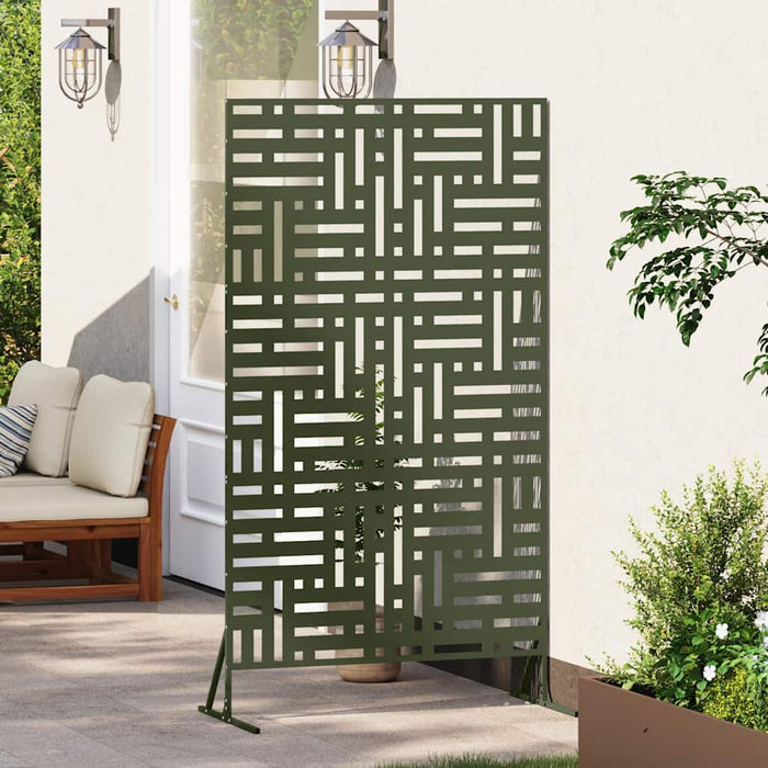 Ecran de intimitate Oliv 100 x 50 x 180 cm Oțel - WALTI WALTI