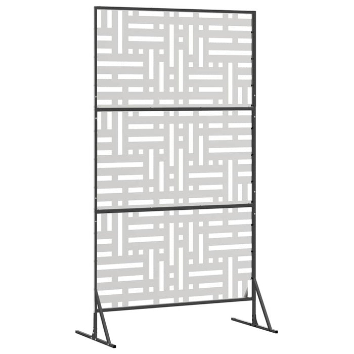 Ecran de intimitate Gri 100 x 50 x 180 cm Oțel - WALTI WALTI