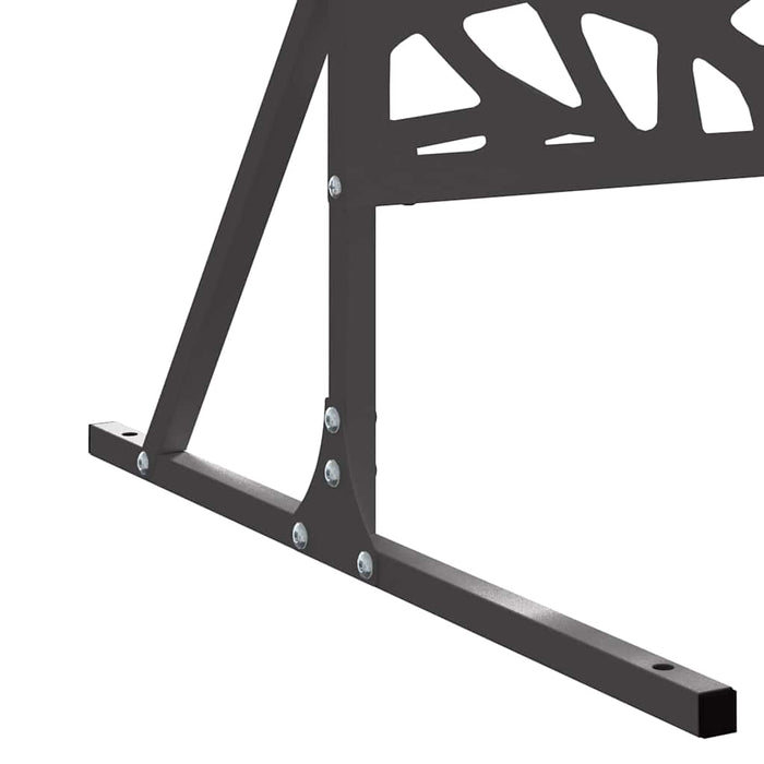 Ecran de intimitate Negru 100 x 50 x 180 cm Oțel - WALTI WALTI