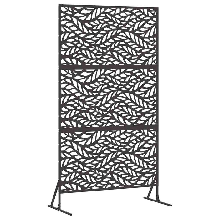 Ecran de intimitate Negru 100 x 50 x 180 cm Oțel - WALTI WALTI