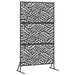 Ecran de intimitate Negru 100 x 50 x 180 cm Oțel - WALTI WALTI