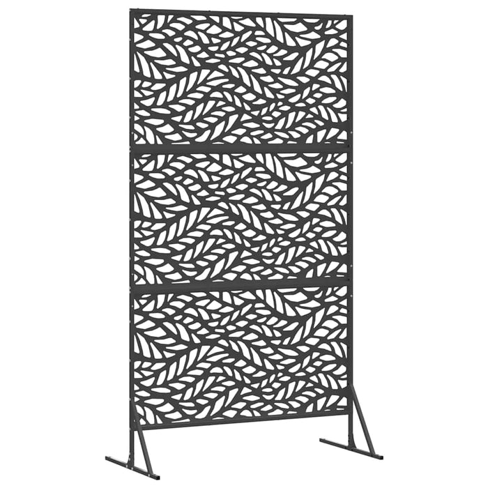 Ecran de intimitate Negru 100 x 50 x 180 cm Oțel - WALTI WALTI