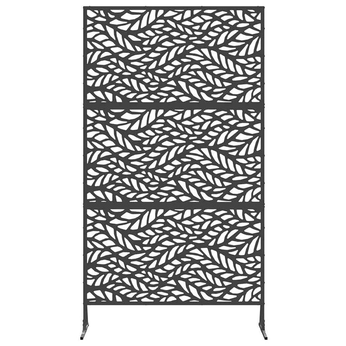 Ecran de intimitate Negru 100 x 50 x 180 cm Oțel - WALTI WALTI