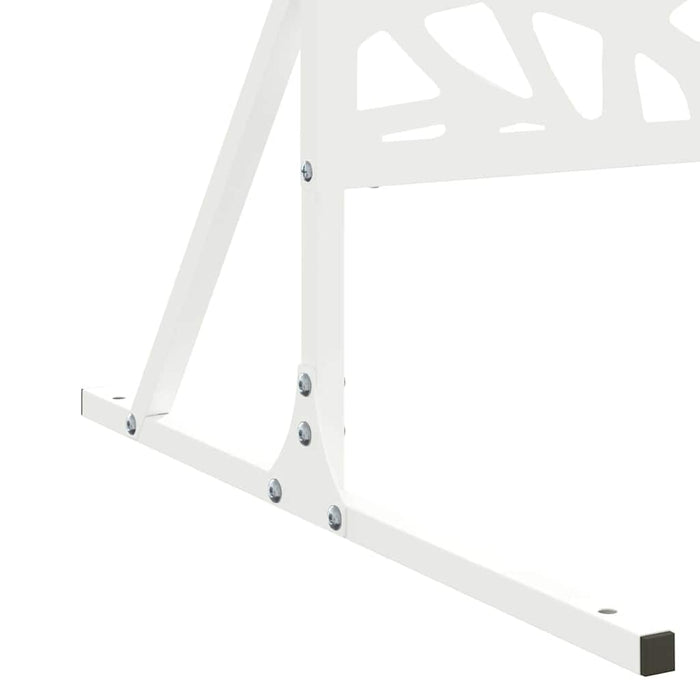 Ecran de intimitate 100 x 50 x 180 cm Oțel Alb WALTI