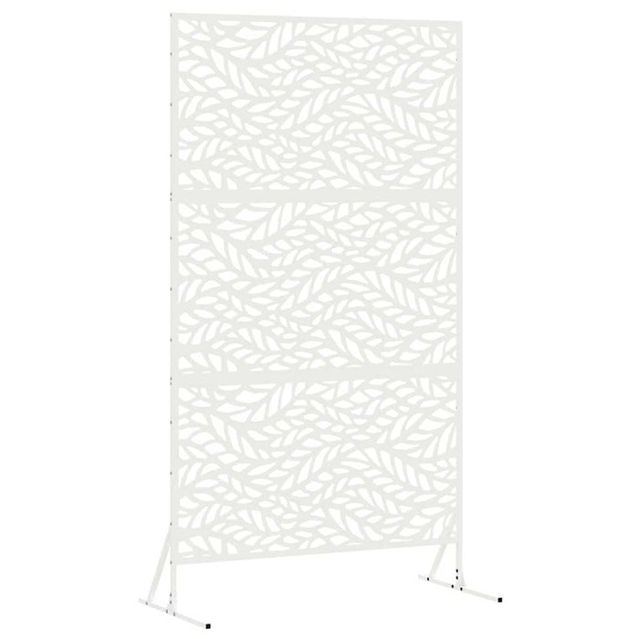 Ecran de intimitate 100 x 50 x 180 cm Oțel Alb WALTI