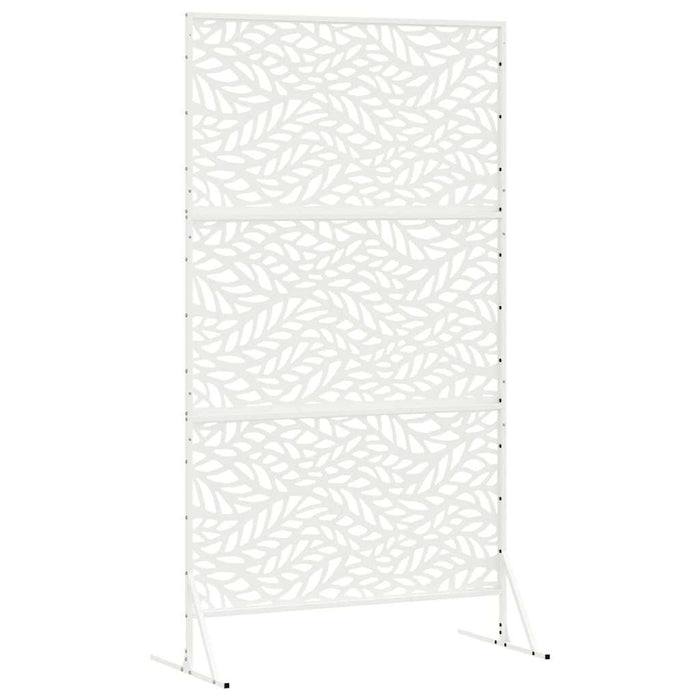 Ecran de intimitate 100 x 50 x 180 cm Oțel Alb WALTI