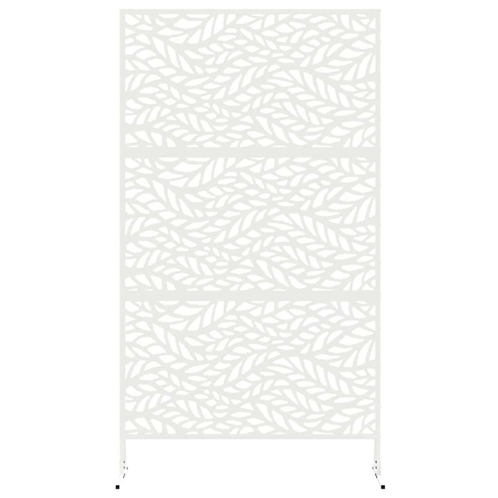 Ecran de intimitate 100 x 50 x 180 cm Oțel Alb WALTI