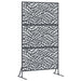 Ecran de intimitate Antracit 100 x 50 x 180 cm Oțel - WALTI WALTI