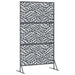 Ecran de intimitate Antracit 100 x 50 x 180 cm Oțel - WALTI WALTI