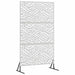 Ecran de intimitate Gri 100 x 50 x 180 cm Oțel - WALTI WALTI