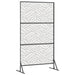 Ecran de intimitate Gri 100 x 50 x 180 cm Oțel - WALTI WALTI
