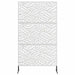 Ecran de intimitate Gri 100 x 50 x 180 cm Oțel - WALTI WALTI