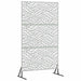 Ecran de intimitate Gri 100 x 50 x 180 cm Oțel - WALTI WALTI