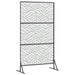Ecran de intimitate Gri 100 x 50 x 180 cm Oțel - WALTI WALTI