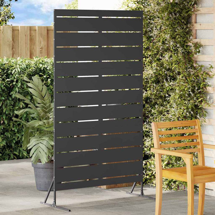 Ecran de intimitate Negru 100 x 50 x 180 cm Oțel - WALTI WALTI