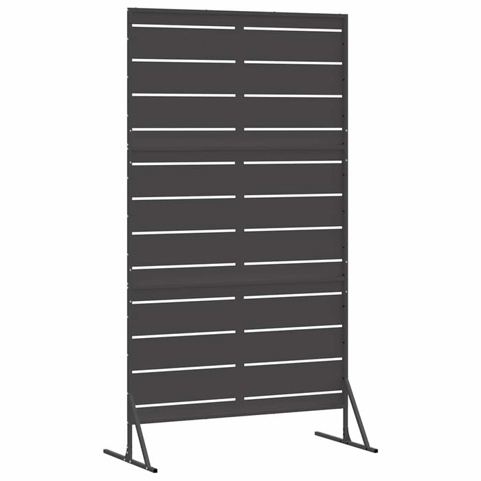 Ecran de intimitate Negru 100 x 50 x 180 cm Oțel - WALTI WALTI