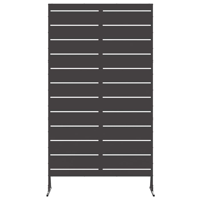 Ecran de intimitate Negru 100 x 50 x 180 cm Oțel - WALTI WALTI