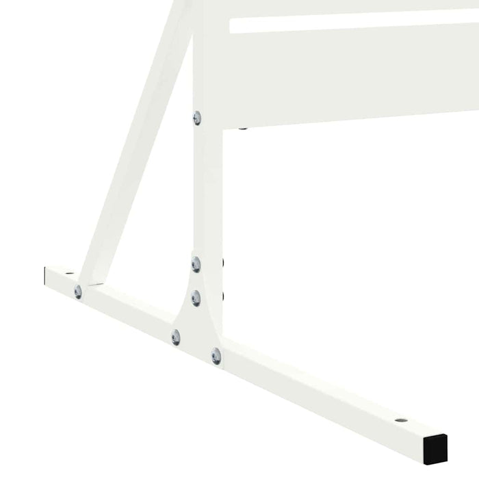 Ecran de intimitate Alb 100 x 50 x 180 cm Oțel - WALTI WALTI