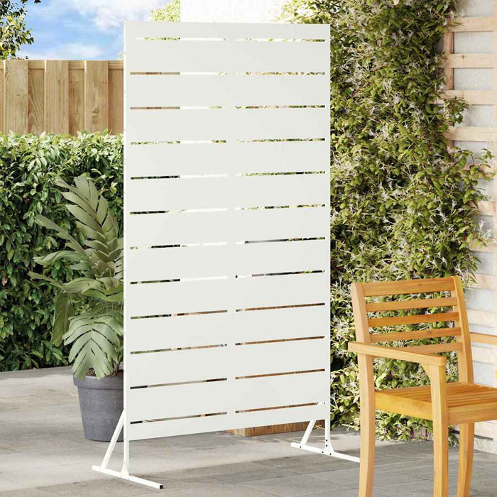 Ecran de intimitate Alb 100 x 50 x 180 cm Oțel - WALTI WALTI