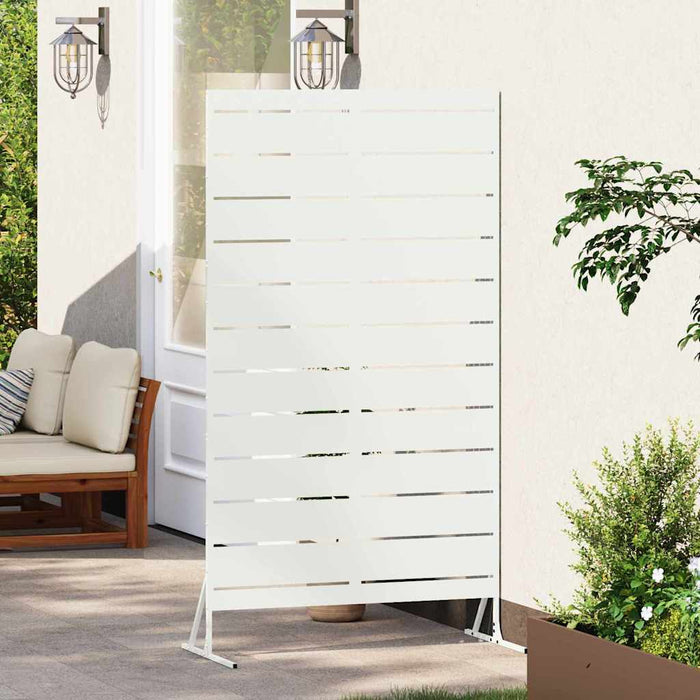 Ecran de intimitate Alb 100 x 50 x 180 cm Oțel - WALTI WALTI