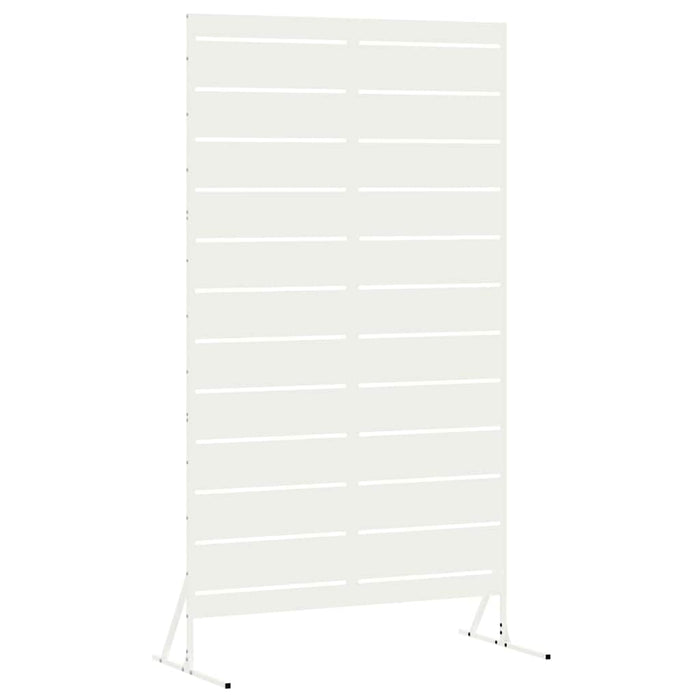 Ecran de intimitate Alb 100 x 50 x 180 cm Oțel - WALTI WALTI