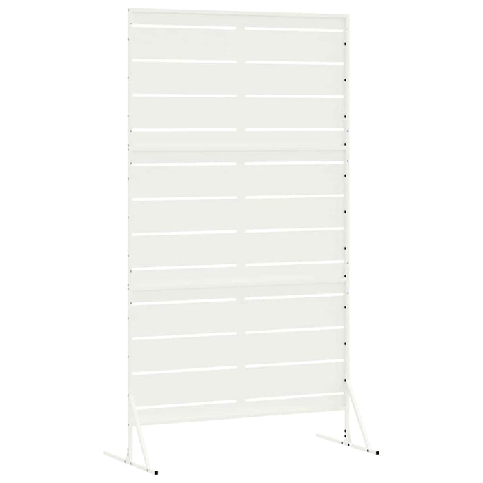 Ecran de intimitate Alb 100 x 50 x 180 cm Oțel - WALTI WALTI