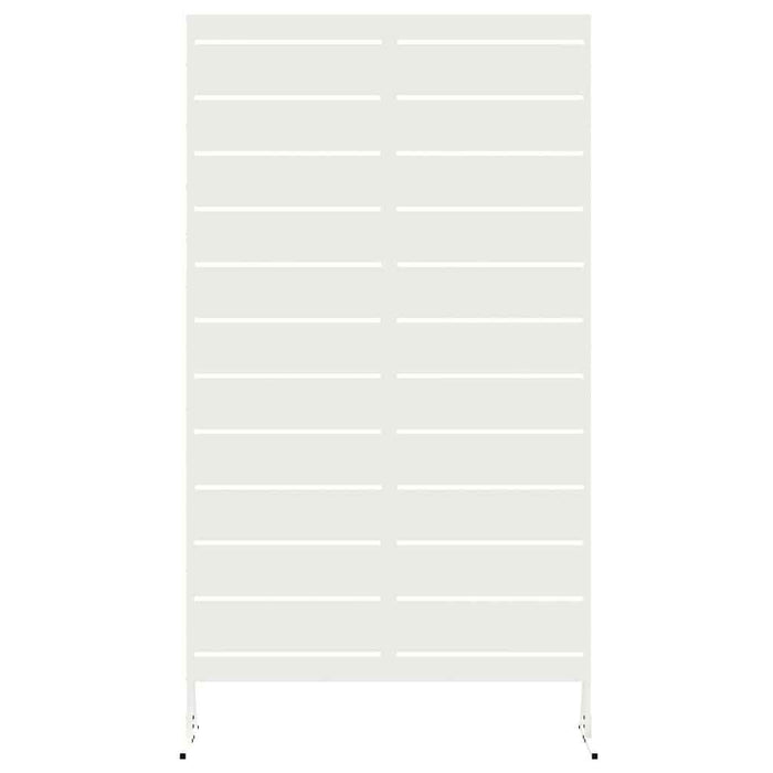 Ecran de intimitate Alb 100 x 50 x 180 cm Oțel - WALTI WALTI
