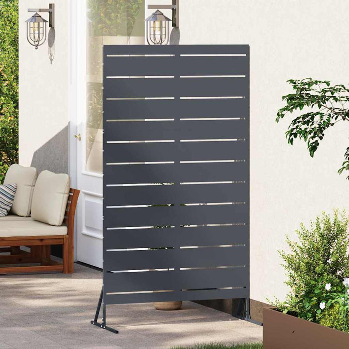Ecran de intimitate Antracit 100 x 50 x 180 cm Oțel - WALTI WALTI