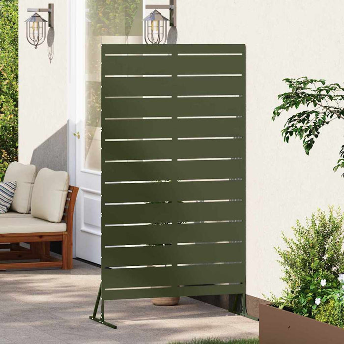 Ecran de intimitate Oliv 100 x 50 x 180 cm Oțel - WALTI WALTI