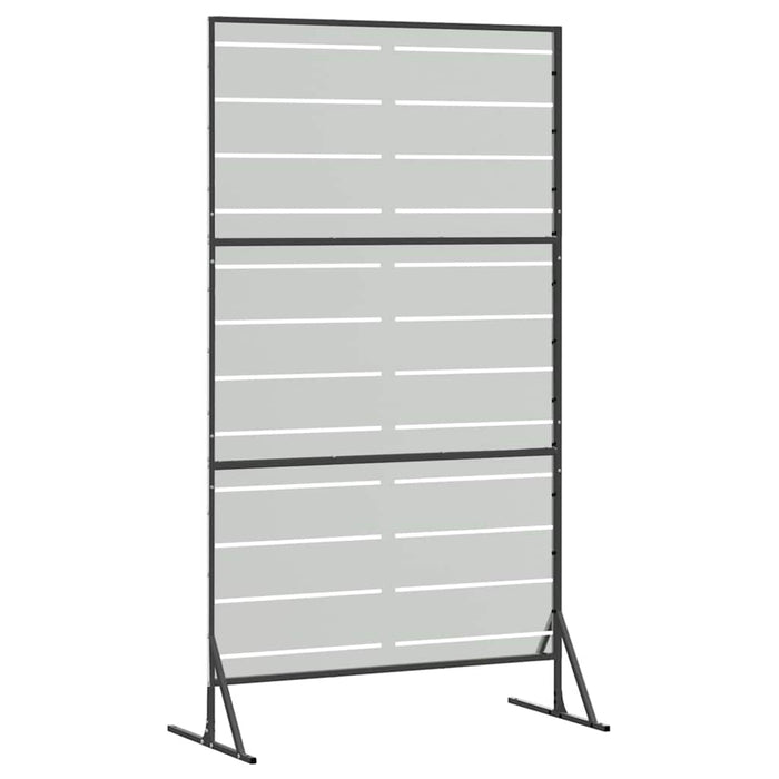 Ecran de intimitate Gri 100 x 50 x 180 cm Oțel - WALTI WALTI