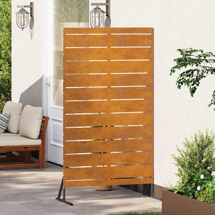 Ecran de intimitate Gri 100 x 50 x 180 cm Oțel - WALTI WALTI
