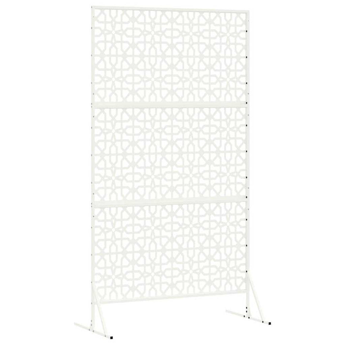 Ecran de intimitate Alb 100 x 50 x 180 cm Oțel - WALTI WALTI
