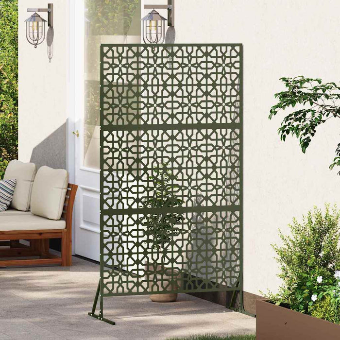 Ecran de intimitate Oliv 100 x 50 x 180 cm Oțel - WALTI WALTI