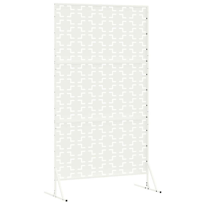 Ecran de intimitate Alb 100 x 50 x 180 cm Oțel - WALTI WALTI