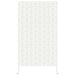 Ecran de intimitate Alb 100 x 50 x 180 cm Oțel - WALTI WALTI