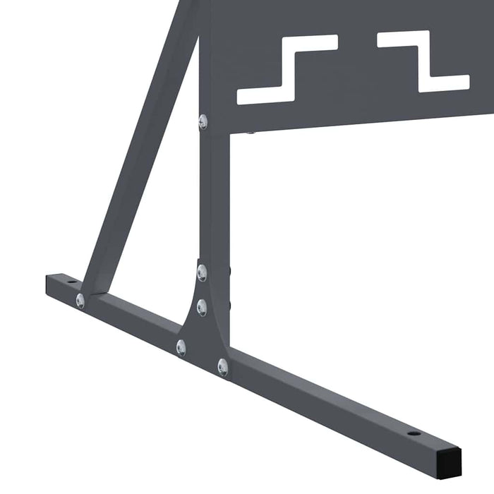 Ecran de intimitate Antracit 100 x 50 x 180 cm Oțel - WALTI WALTI
