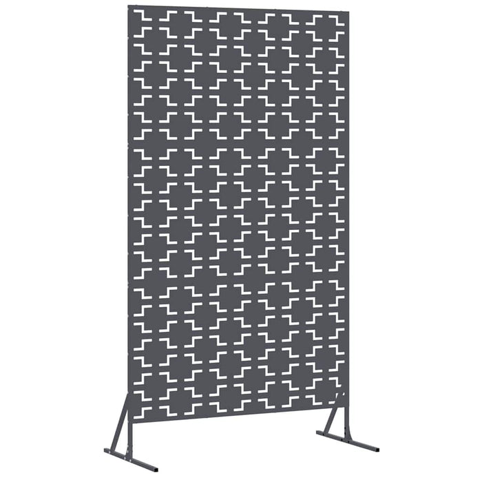 Ecran de intimitate Antracit 100 x 50 x 180 cm Oțel - WALTI WALTI