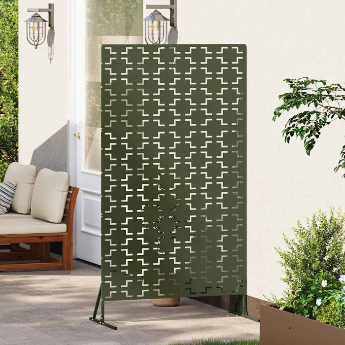 Ecran de intimitate Oliv 100 x 50 x 180 cm Oțel - WALTI WALTI