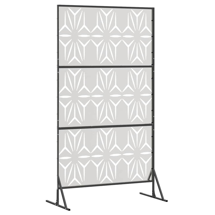 Ecran de intimitate Gri 100 x 50 x 180 cm Oțel - WALTI WALTI