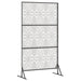 Ecran de intimitate Gri 100 x 50 x 180 cm Oțel - WALTI WALTI