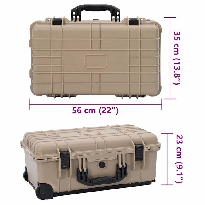 Carcasă Dura Nisipiu 56 x 35 x 23 cm Polipropilenă și ABS - WALTI WALTI