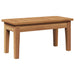Set de bancă și masă de grădină 2 pcs Crem și Marron - WALTI WALTI