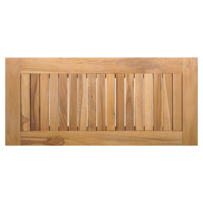 Set de bancă și masă de grădină 2 pcs Crem și Marron - WALTI WALTI